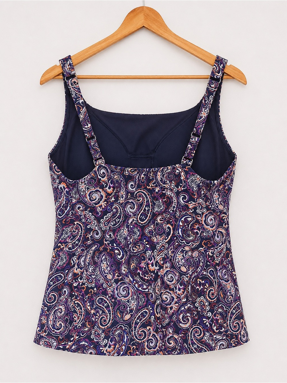 Lands' End Womens Square Neck Underwire Tankini Size 20W DD - Picture 5 of 6